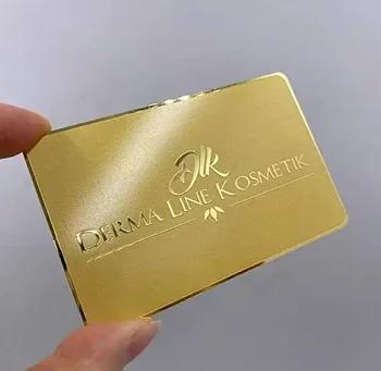 100шт Изработени по поръчка на евтини метални кредитни карти от штампованного метал от неръждаема стомана визитки Vip-персони за лазерно гравиране