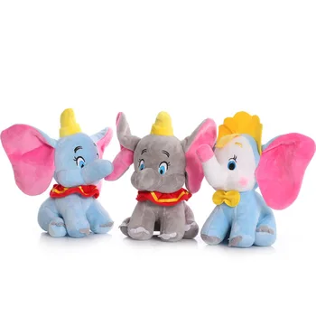 13 см, на анимационен герой Kawaii, синьо-сив Слон, играчка-животно, кукла, детски подарък за рожден Ден, детски подарък, сватбена декорация, Украса