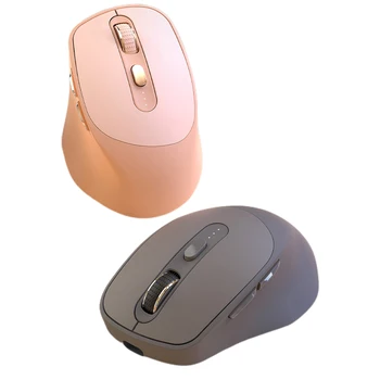 2.4 Ghz Оптико-електронна Мишката, съвместима с Bluetooth, 4000 dpi, USB Мишка За Преносими компютри Type-C, Зареждане, Дисплей Захранване 500 ма за Компютър