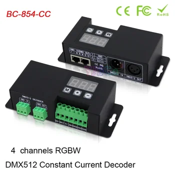 350 ma 700 мА CC DMX512 декодер 12-48 В 24 В 3-цифров дисплей показва DMX адреса, 4 channel DMX512/1990 PWM-слаби сигнал RGBW Контролер