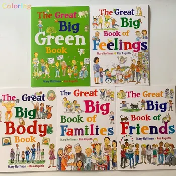 5 книги / набор от The Great Big Book за семейството / приятели / Чувствата / тялото, социални теми / Емоции и преживявания, Енциклопедия