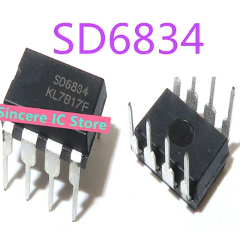 5ШТ SD6834 висококачествен оригинален led LCD захранване с чип за управление на DIP-8