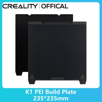 Creality Официален K1 PEI Гъвкава Плоча Пружинни Стоманени Лист Магнитно Основание 235 мм За Emilov-На 3-5 K1/K1 MAX Аксесоари За 3D Принтери