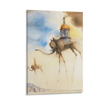 Elephant Spatiaux (1965) Салвадор Дали, живопис върху платно, украса за дома, плакати, декорация на помещението, за украса на офис