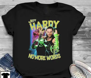 I Love Джеф харди Star Тежък памучен черна тениска за мъже и жени от всички размери 1A1105 (1)