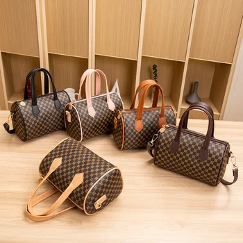 IMJK Луксозни дамски маркови чанти-клатчи, дизайнерски кръгли портфейли през рамо дамски чанти-клатч, пътна чанта-тоут
