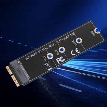 M. 2 NVME SSD Адаптер PCIE3.0 Карта адаптер твърдотелно устройство за съхранение на ПХБ за MacBook Air 2013-2017 за Pro A1465 A1466 A1398 A1502