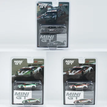 minigt 1: 64 GTR Nismo GT500 2021 Прототип # 230 Huracan GT3 EVO # 87 Серия SUPER GT 571 Сплав 572 модел автомобил 594