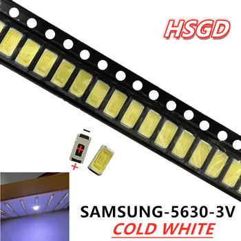 SAMSUNG 500шт 5630 3 В 0,5 W 5730 светодиоди, led-студено бяла LCD подсветка за 5730 светодиоди, LED 5730 светодиоди, LED-приложение 2D TV