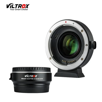 Viltrox EF-EOS M2 M Обектив Адаптер с Усилване на Фокусното разстояние Автофокус 0.71 x За Фотоапарат Canon EOS M Адаптер Обектив с Монтиране EF Viltrox