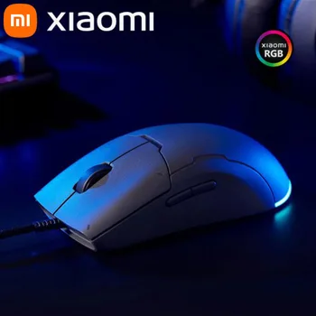 Xiaomi Game Mouse Lite С RGB Подсветка 220IPS 400-6200 dpi Регулируем Проводна USB-Мишка с дължина 2 м За Windows, macOS PC Tablet