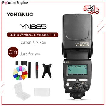 YONGNUO YN685 YN685C YN685N HSS TTL iTTL Безжична светкавица Speedlite 2,4 G за Canon, Nikon Подкрепа YN560IV YN560-TX RF605 RF603 II