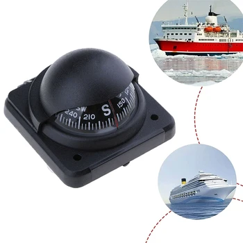 Автомобилни аксесоари Магнитен компас за морски лодки на открито, морската електронен дигитален авто компас, Пътеводител за морската навигация