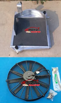 Алуминиев радиатор + Вентилатор за Austin Healey Sprite Bugeye/MG Midget - 67 MT Manual