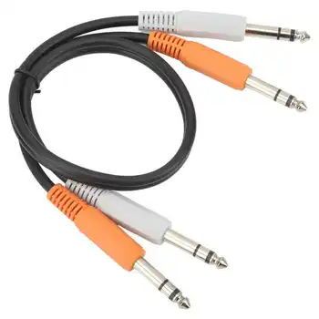 Аудио кабел Кабел аудиоадаптера от 6,35 мм до 6,35 мм за слушалки
