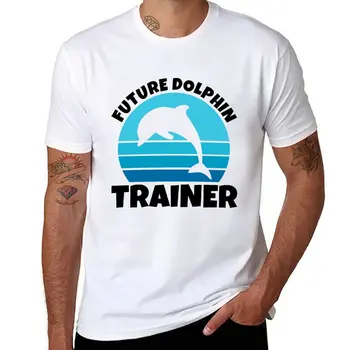 Бъдещият треньор на делфини - Симпатичен бъдещ треньор на делфини, Морски животни, океани - Любов към дельфинам - Фен на делфини - Подарък за момче тениска