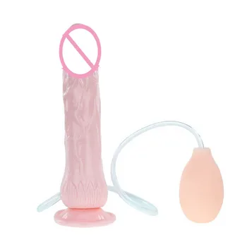 Вибратор с гореща сквиртингом, секс-играчки за женската мастурбация, водоустойчив реалистичен эякулирующий вибратор, секс-магазини за възрастни