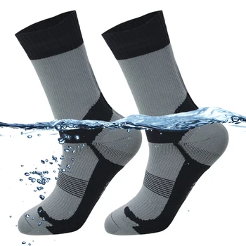 Водоустойчив чорапи за активен отдих за възрастни, дишащи топли и непромокаеми чорапи за ски, водни спортове, туризъм, колоездене