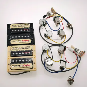 Звукосниматели Humbucker, Китара звукосниматели Epiphne LP Standard 4C с професионален жгутом кабели В наличност