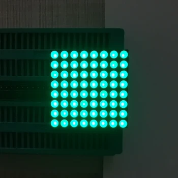 Зелен 32x32 мм с общ катод 8х8 Квадратен led матрични дисплей