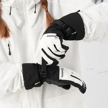 Зимните ски ръкавици за мъже, жени, младежи | Ръкавици за сензорен екран и непромокаеми Ръкавици за нагряване на ръцете в студеното време, Зимни работни ръкавици