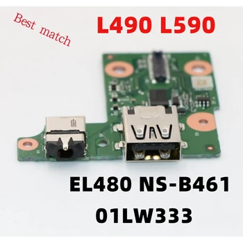 Използва се за лаптоп Lenovo ThinkPad L490 L590 USB аудиоплата EL480 NS-B461 01LW333 100% тествани с Бърза доставка
