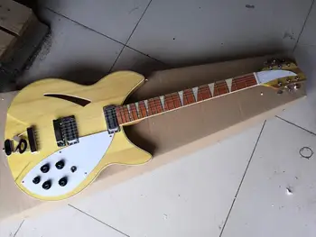 Изработена по поръчка на китайската тънкия китара фабрика нова 6-струнен електрическа китара Honey от естествено дърво, безплатна доставка с R tremolo, В присъствието 11