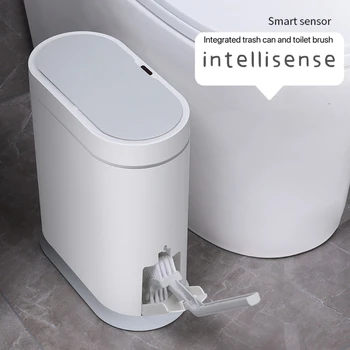 Интелигентен сензор за Боклук на резервоара, Електронно Автоматично кошче за боклук за баня, битови тоалетна, Водоустойчив Сензор тесни шевове, Bin Comfor