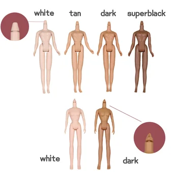 Кукла DBS icy Blyth с тялото Ликка, бяла кожа, тъмна кожа, тен на кожата, естествена кожа подарък за момичета