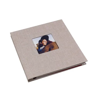 Магнитен албум за изрезки, 40 двустранни страници, бельо фотоалбум в твърди корици, направени със собствените си ръце