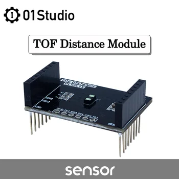 Модул сензор за разстояние 01Studio TOF VL53L1X, лазерен далекомер, сензор за времето на полета, съвместим с