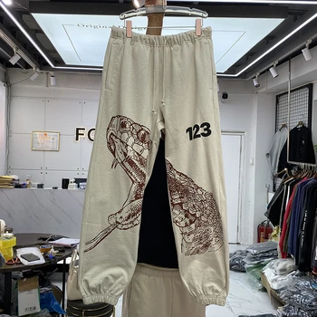 Мъжки и дамски спортни панталони Harajuku в японски стил с серповидным принтом RRR123, качествени панталони за джогинг на експозиции RRR123
