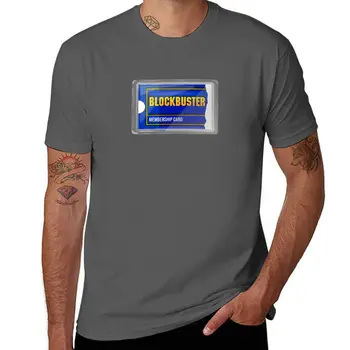 Нов ламиниран членская карта Blockbuster, художествена тениска, спортни ризи, бързосъхнеща тениска, тежки тениски за мъже