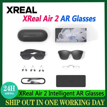 НОВИ Интелигентни AR-Очила XREAL Air 2 Преносими 330-инчов OLED-екрани на Sony 2023 Micro С Директни връзки За Игри Без Очила за виртуална реалност