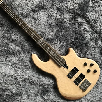 Обичай 4-Струнен Електрически бас Birdeye Maple в стил G-WAL в насипно състояние цвят Приема Настройка на бас-китара в стил OEM WA