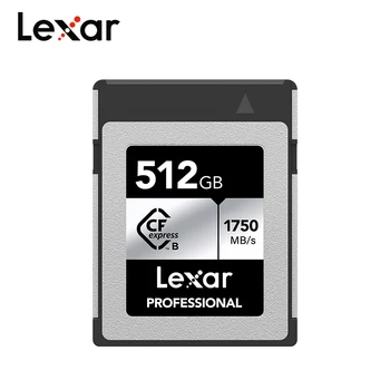 Оригиналната карта Lexar CFexpress Type B Card 128 GB, 256 GB, 512 GB за четене до 1750 Mbps Професионална Карта памет CFe Карта За видео 8K HD