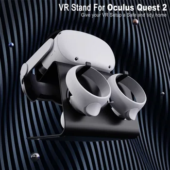 Поставка за виртуална реалност, държач за дисплея на forOculus Quest 2 / Quest / S Rift / Valve Index, слушалки и сензорни контролери