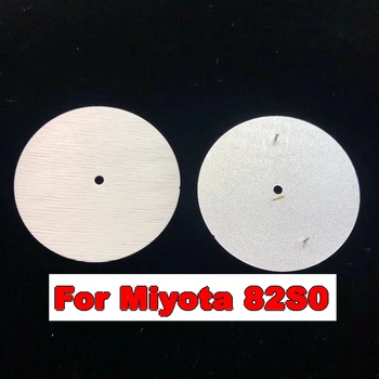 Празен циферблат часа 35 мм текстурные скали часа в бял цвят за механизъм Miyota 82S0