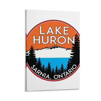 Сарния, езерото Онтарио, Хюрън, Канада, платно, плакат, аниме, картини за интериора, декорация спални