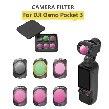 Филтри за обектив Pocket 3 Комплект филтри ND8/16/32/64/ NDPL UV CPL за аксесоари за ръчно карданной камера DJI Osmo Pocket 3