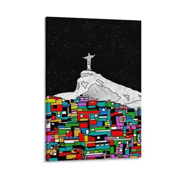 Христос-Изкупител, Рио де Жанейро, живопис върху платно, декорация на стени, картини, Декорация на стени