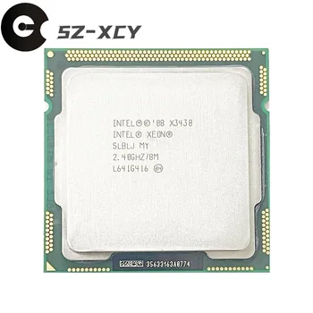 Четириядрен процесор Intel Xeon X3430 с честота 2,4 Ghz, четырехпоточный процесор 95 W CPU LGA 1156